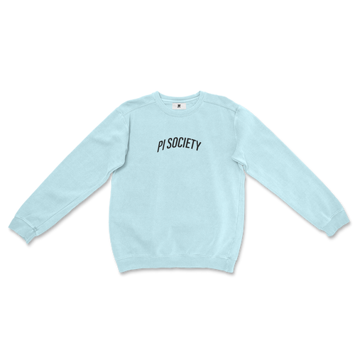 SS20 PI SOCIETY CREWNECK LBLUE