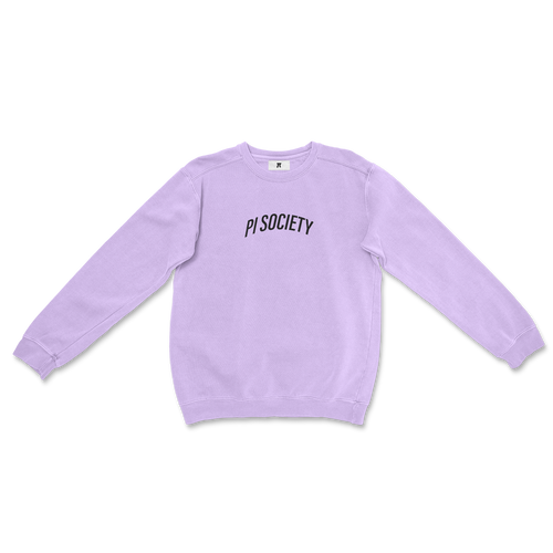 SS20 PI SOCIETY CREWNECK LPURPLE