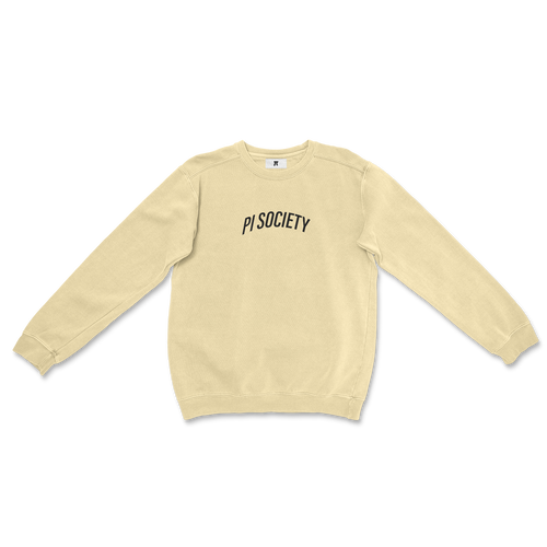 SS20 PI SOCIETY CREWNECK YELLOW